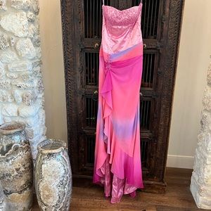 COPY - Pink Purple Prom Dress